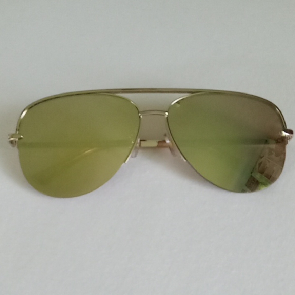 Foster Grant Reflective Aviator Sunglasses